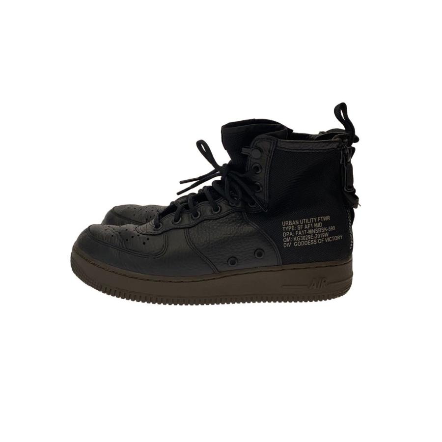 NIKE◇SF AF1 MID/スペシャルフィールドエアフォースミッド/ブラック