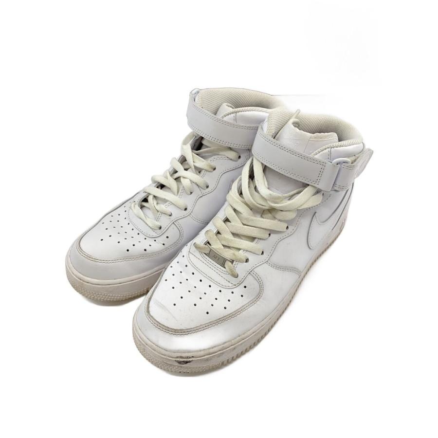 NIKE◇AIR FORCE 1 MID 07_エアフォース ミッド 07/27.5cm/WHT