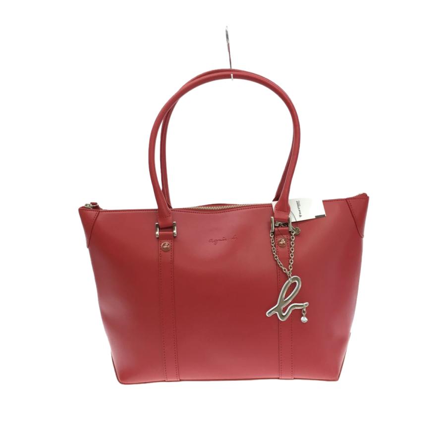 agnes b VOYAGE◆アニエスベーボヤージュ/トートバッグ/牛革/RED/無地/CR11  :2337990618150:セカンドストリートYahoo!店 - 通販 - Yahoo!ショッピング