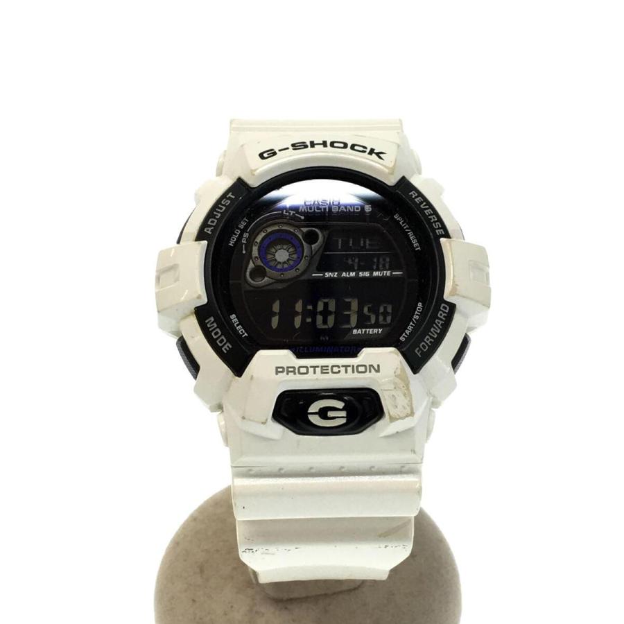 CASIO◇ソーラー腕時計・G-SHOCK/デジタル/WHT/GW-8900A-7JF