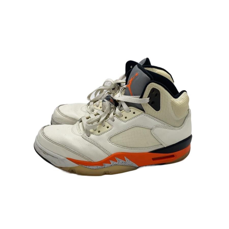 【未使用】NIKE AIR JORDAN 5 RETRO スニーカー　27cm NIKE◇AIR JORDAN 5 RETRO_エアジョーダン レトロ/27cm/WHT : セカンド