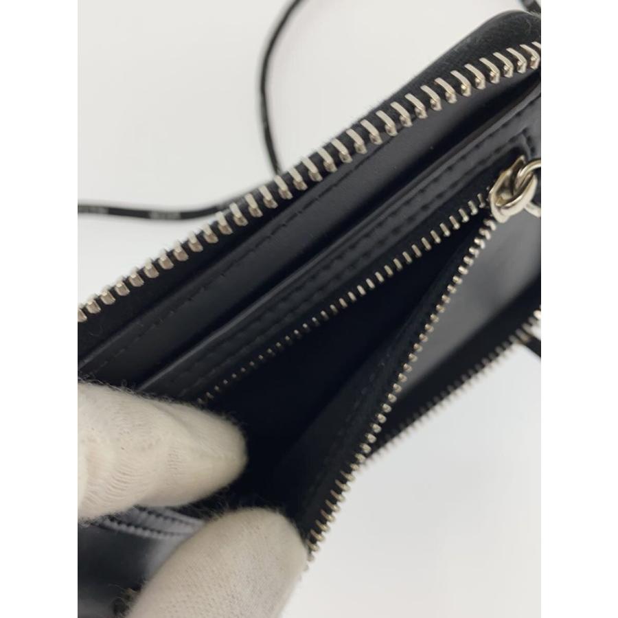 VALENTINO GARAVANI◇ネックウォレット/財布/--/BLK/無地/メンズ