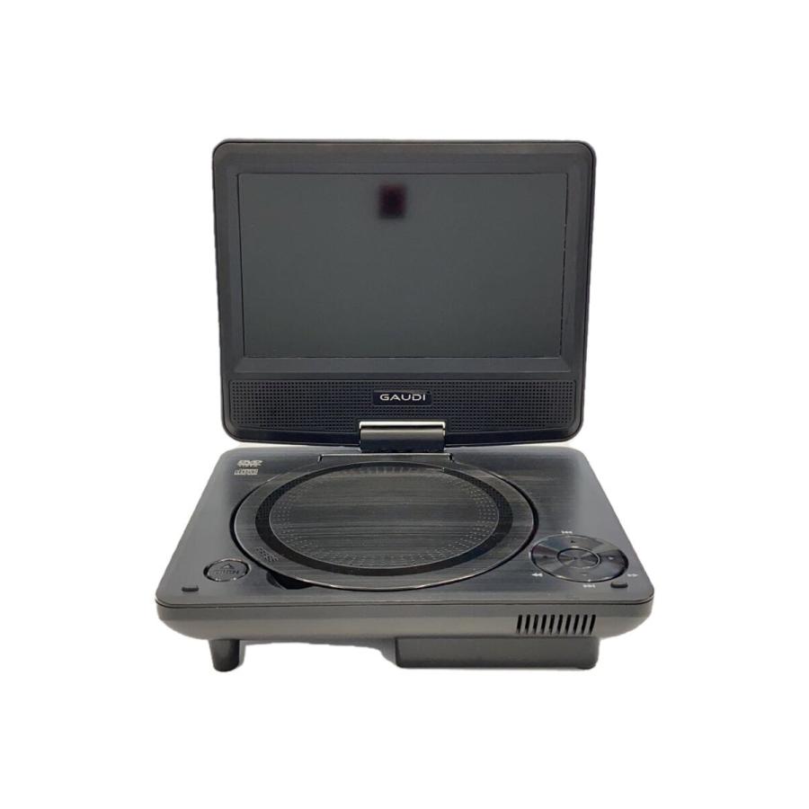 GREEN HOUSE◇ポータブルDVDプレーヤー GAUDI GPD07D1BK : セカンド