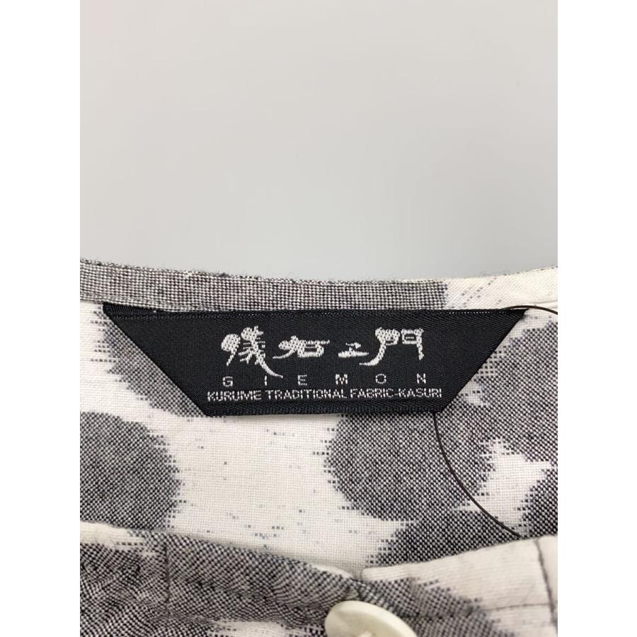 Giemon(儀右ヱ門)◇久留米絣/久留米かすり/半袖ブラウス/FREE/コットン