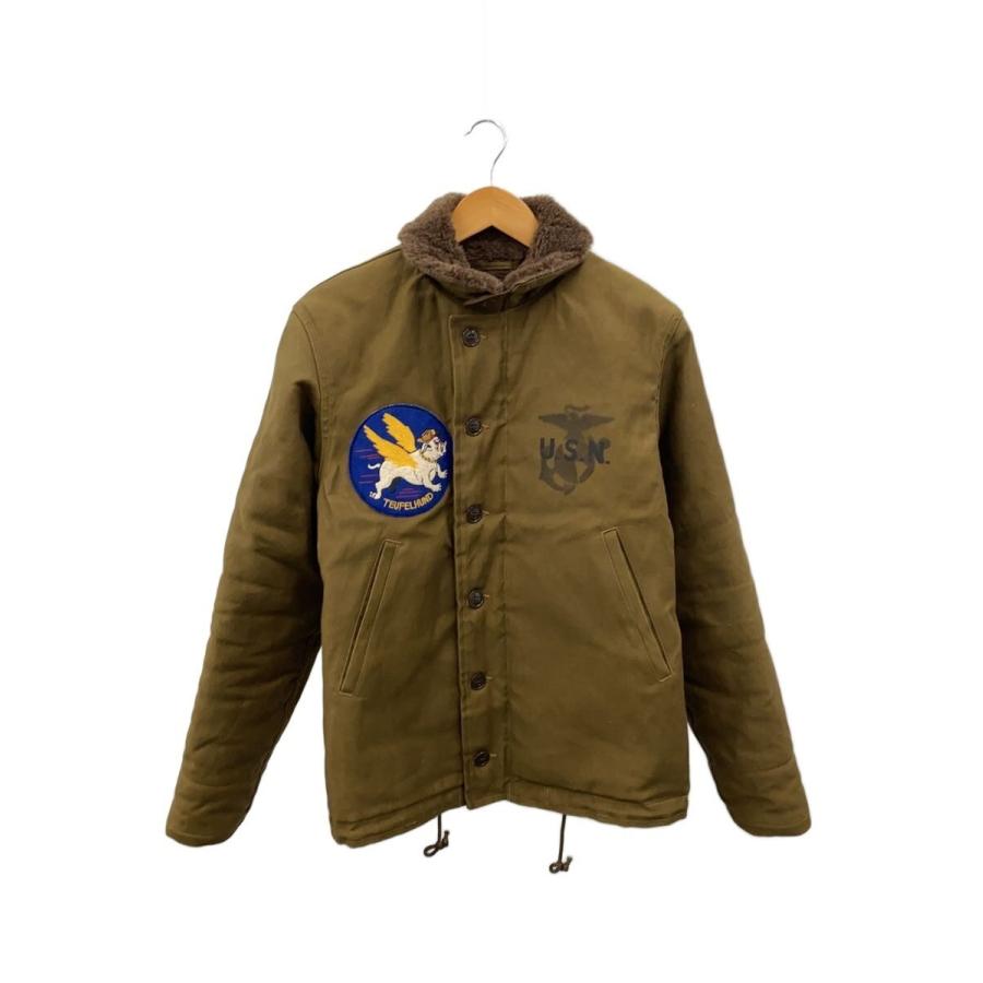 FREEWHEELERS◇デッキジャケット/40/--/KHK/1168 : セカンドストリート