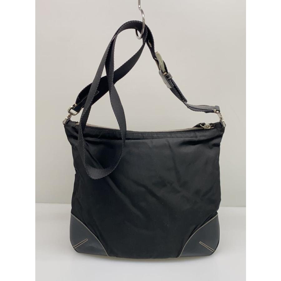 PRADA ショルダーバッグ　BLK PRADA◇ショルダーバッグ/--/BLK : セカンドストリートYahoo!店 - 通販