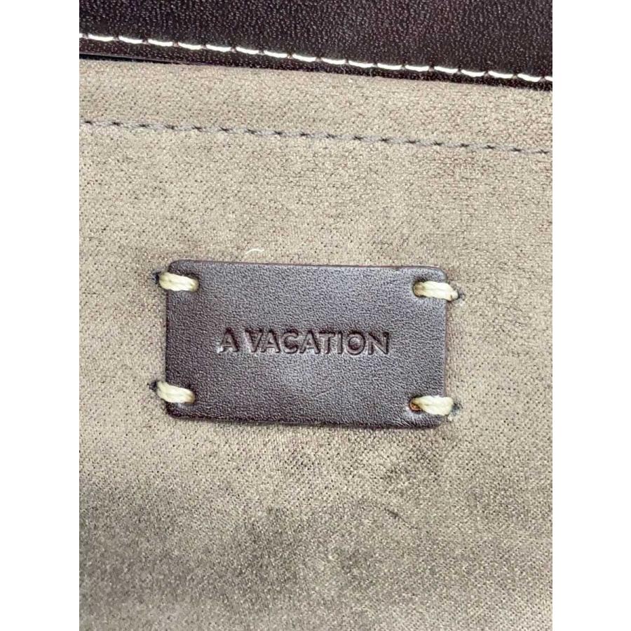 A VACATION◆トートバッグ/GRN/チェックの画像