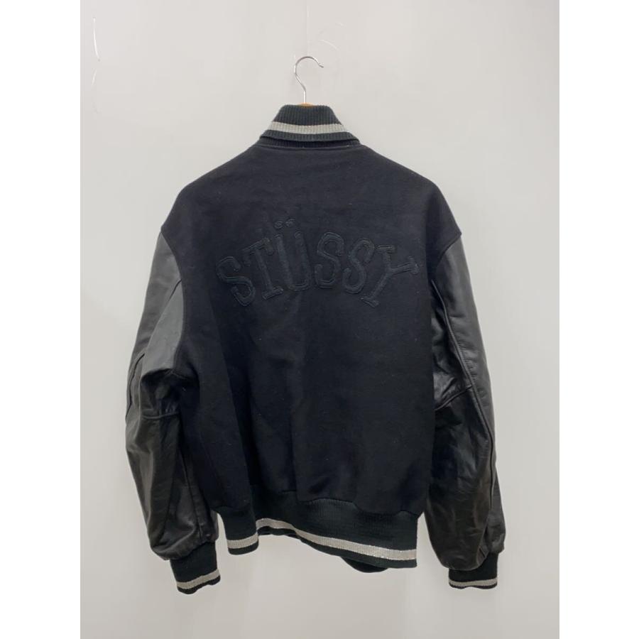 STUSSY◇スタジャン/XL/ウール/BLK/無地 : セカンドストリートYahoo!店