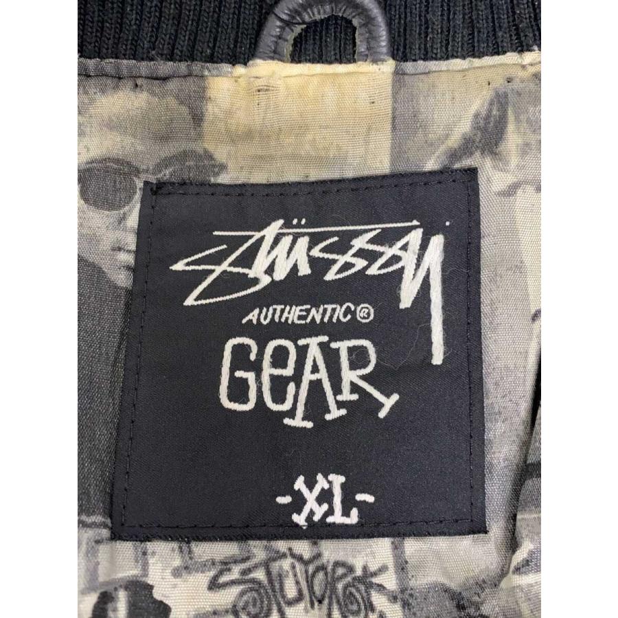 STUSSY◇スタジャン/XL/ウール/BLK/無地 : セカンドストリートYahoo!店