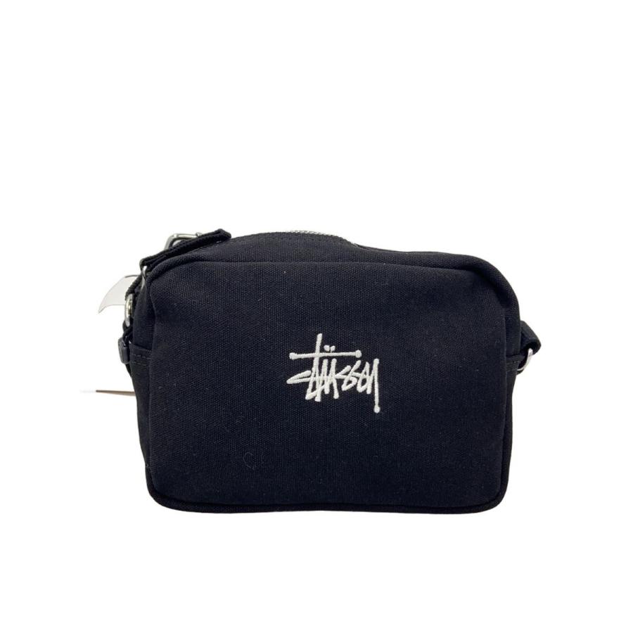 STUSSY◇ショルダーバッグ/コットン/BLK/134255// : セカンド
