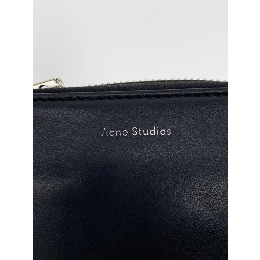 Acne Studios(Acne)◇2つ折り財布/レザー/BLK/無地/メンズ