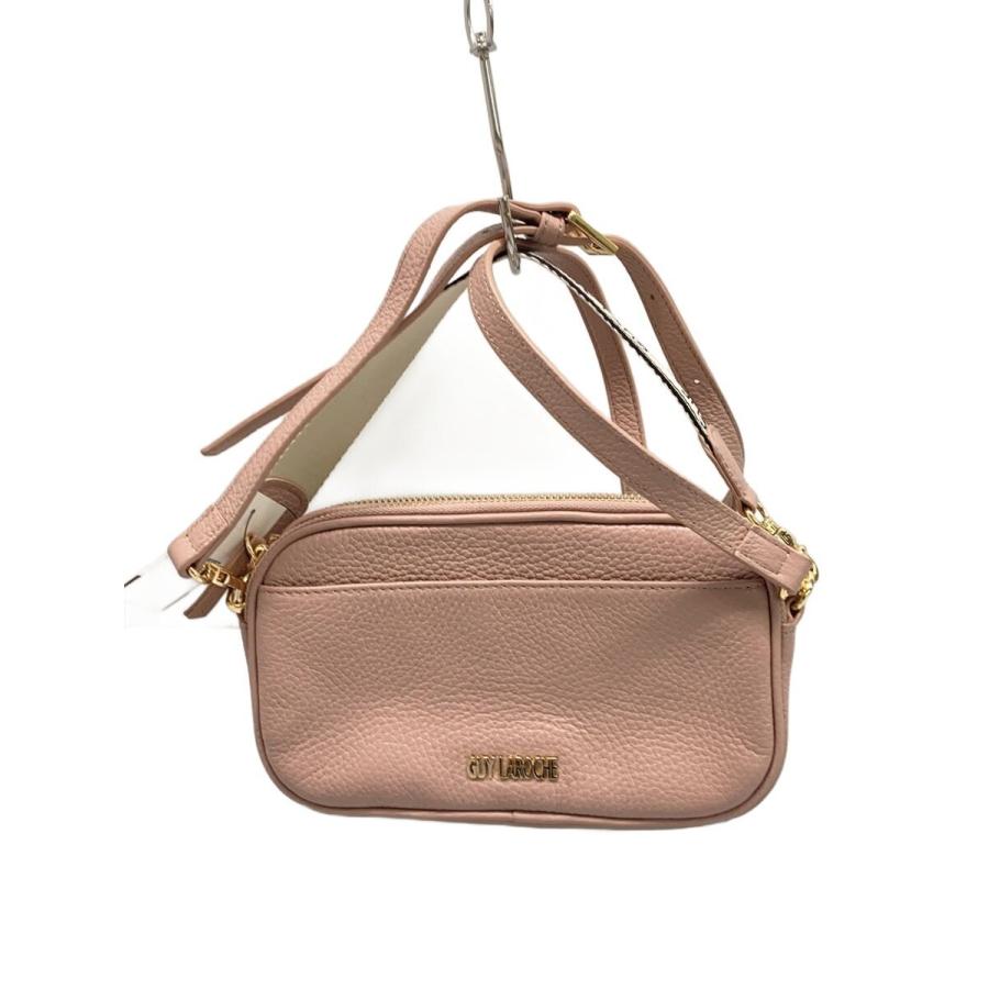 HEREU / ショルダーバッグ/--/PNK/無地 ショルダーバッグ/レザー/PNK/無地