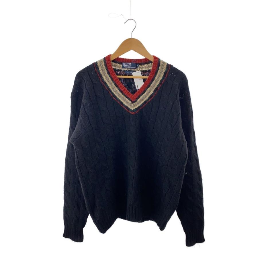 POLO RALPH LAUREN◇チルデンニット/状態考慮/ニット・セーター(厚手