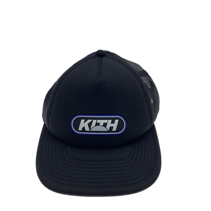 KITH◇25年/メッシュキャップ/FREE/ポリエステル/BLK/メンズ/25-095