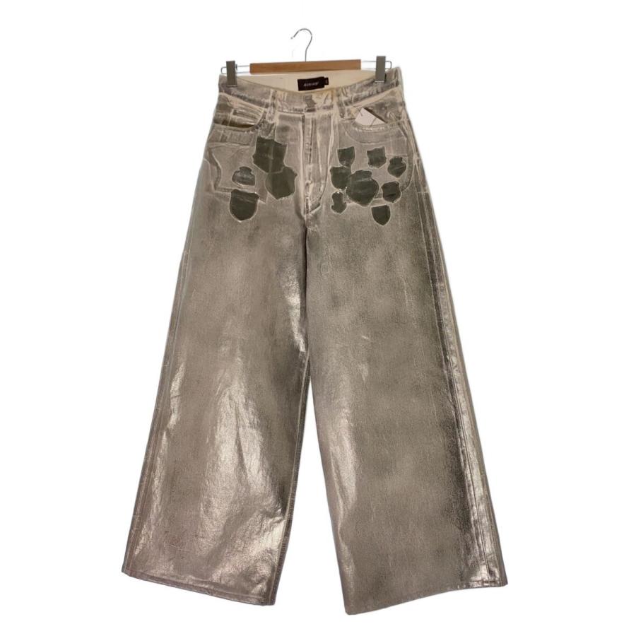 MASU◇25ss/MASU BOYS/EMBLEM BAGGY JEANS/ボトム/46/コットン/SLV 