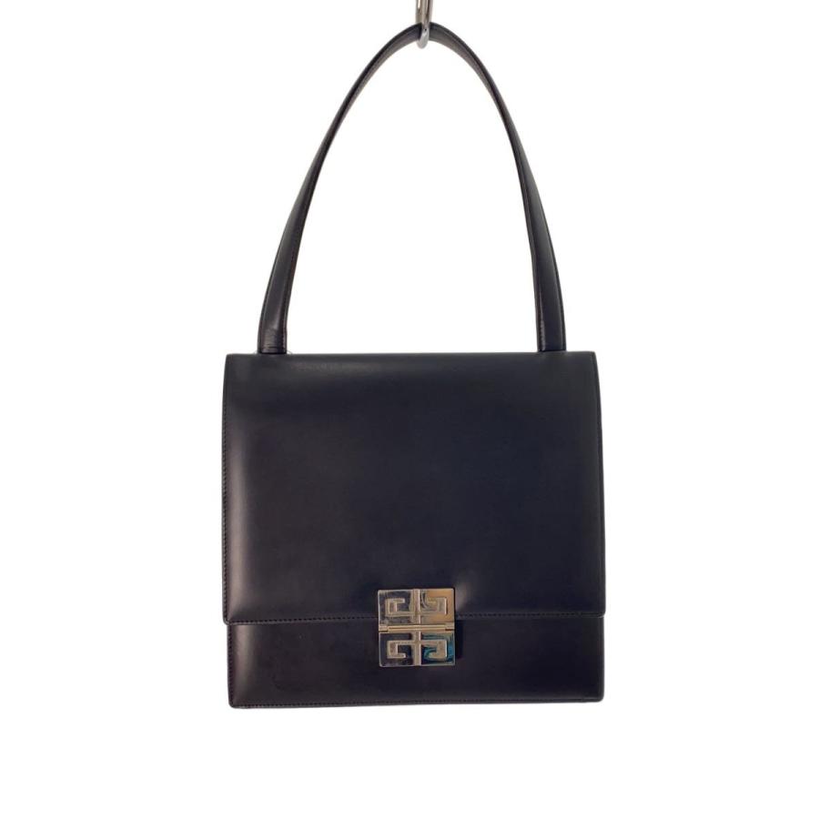 GIVENCHY◇4Gロゴ/ハンドバッグ/レザー/BLK : セカンドストリートYahoo 