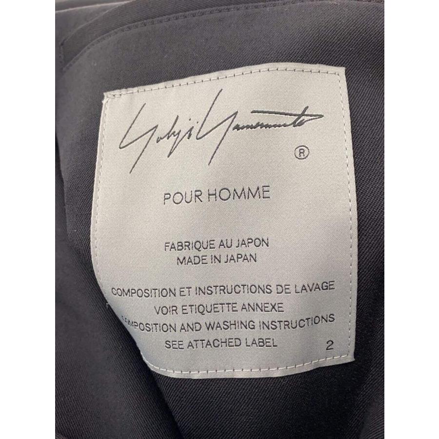 yohji yamamoto POUR HOMME◇コート/2/ウール/BLK/HZ-J12-100/23SS/心
