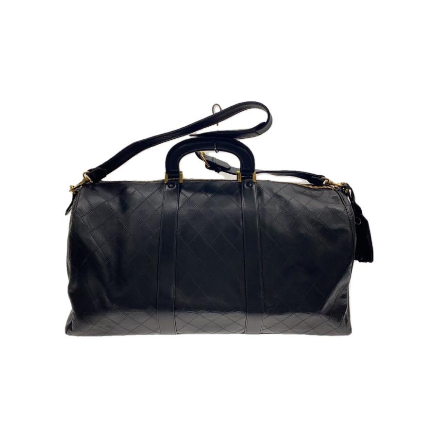 CHANEL シャネル／ビコローレ 50cm大型ボストンバッグ CHANEL◇ビコローレ/ボストン/ラムスキン/ボストンバッグ/レザー/BLK
