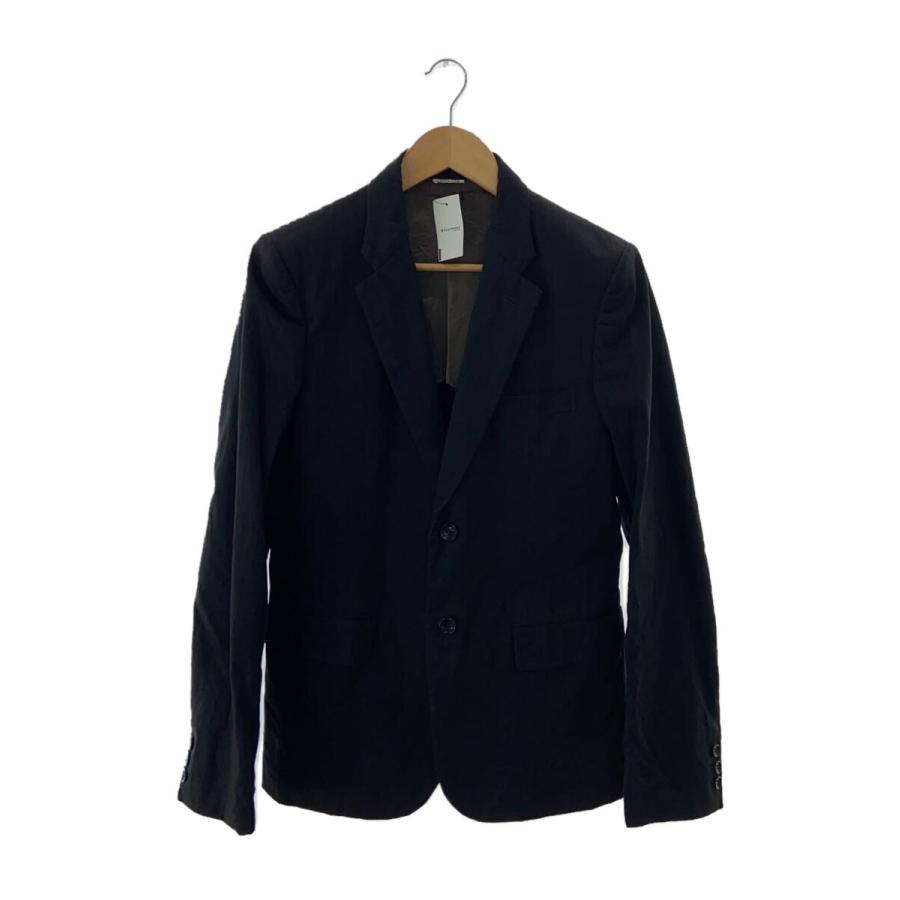 COMME des GARCONS HOMME PLUS◇テーラードジャケット/S/コットン/BLK