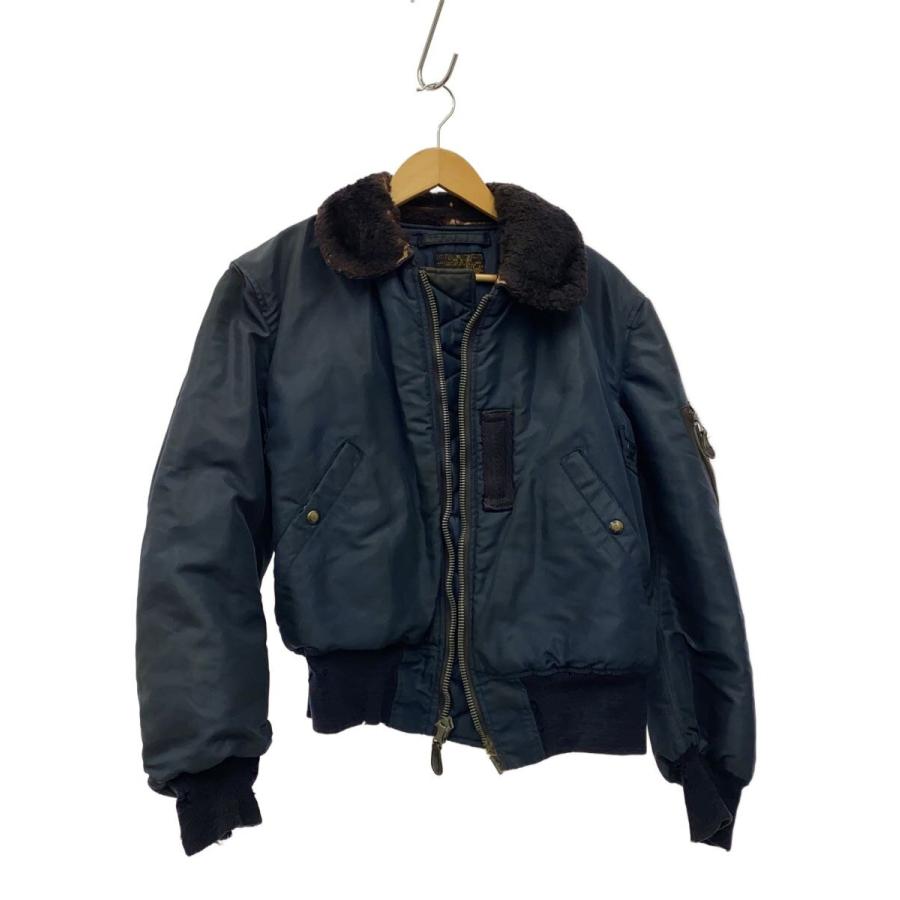 USA製 U.S. ARMY フライトジャケットAIR FORCE B-15C U.S.AIR FORCE◇B-15C/フライトジャケット/38/--/NVY/MIL-J-6251
