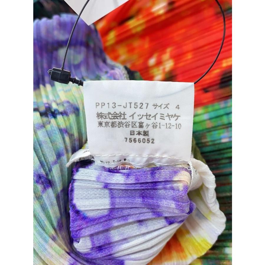 PLEATS PLEASE ISSEY MIYAKE◇紫陽花/ノースリーブワンピース/4
