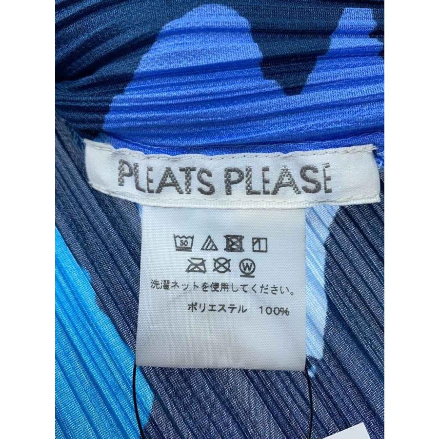 PLEATS PLEASE ISSEY MIYAKE◆長袖カットソー/3/ポリエステル/マルチカラー/PP81-JK741_2
