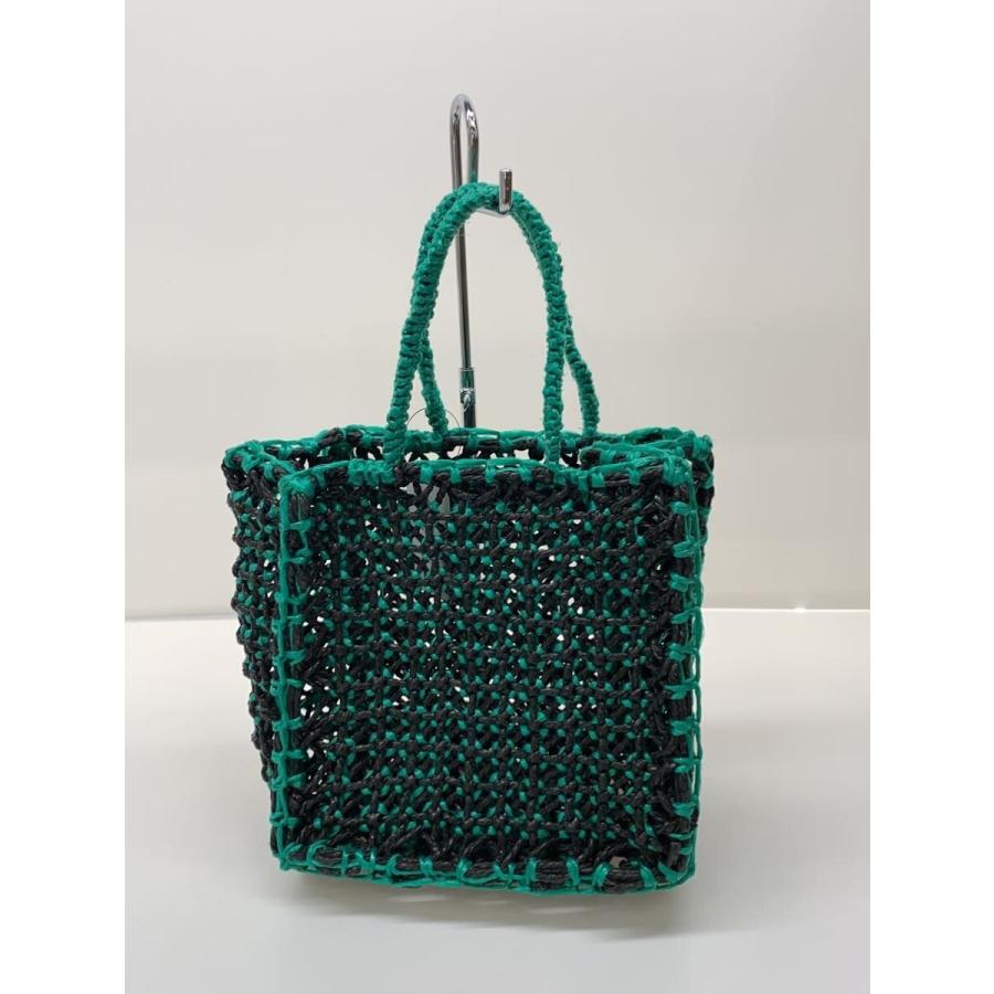 MARNI◇MARKET JURTA/クロシェバッグ/トートバッグ/--/緑/黒