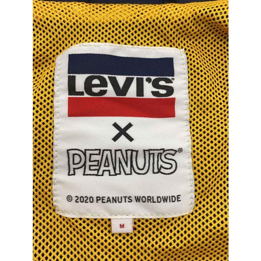 【ss】　Levi's × Peanuts ナイロンセットアップ Levi's◇セットアップ/M/ナイロン/NVY/PEANUTS/スヌーピー