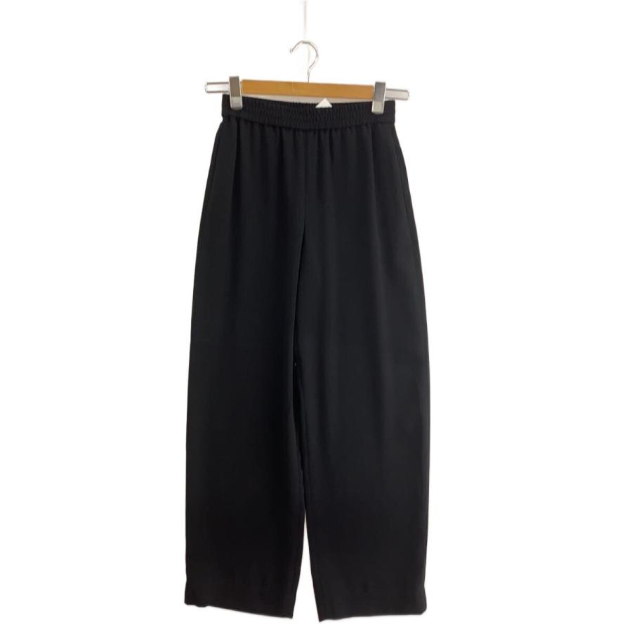 theory◇25SS/SATIN CREPE ST RLX PULLON/XS/--/BLK/01-5206403-050