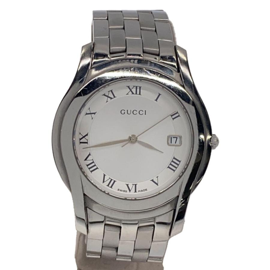 GUCCI アナログ時計 5500M 未使用品 GUCCI グッチ メンズ 5500M 中古