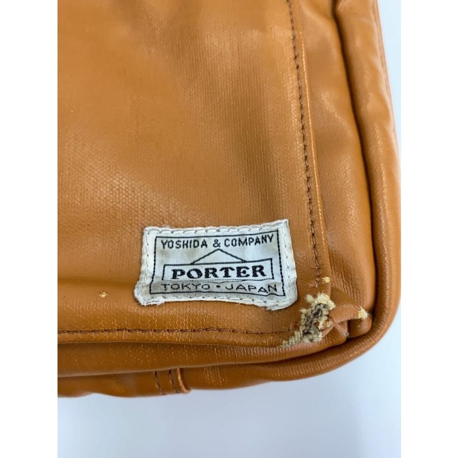 PORTER◇FREE STYLE/SHOULDER BAG(S)/フェイクレザー/CML/無地/707