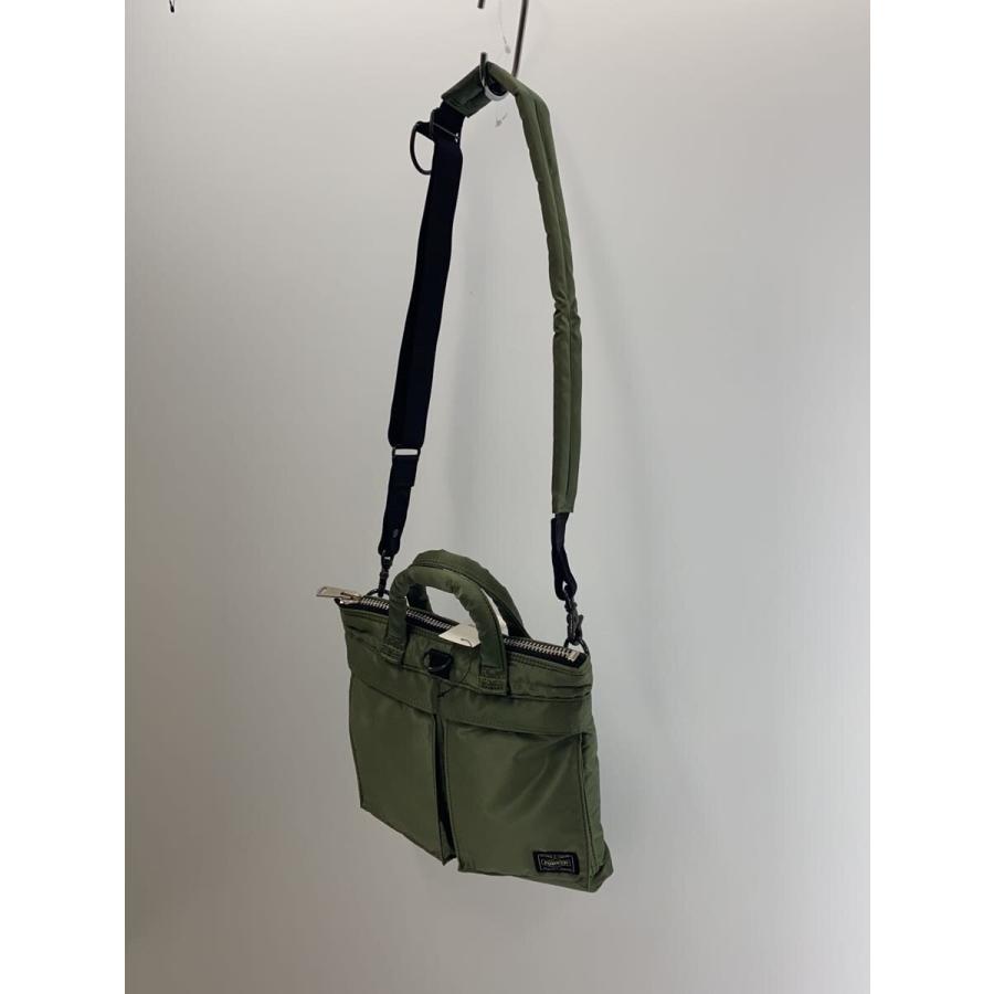 PORTER◇PX TANKER/2WAY HELMET BAG/ナイロン/GRN/376-09316