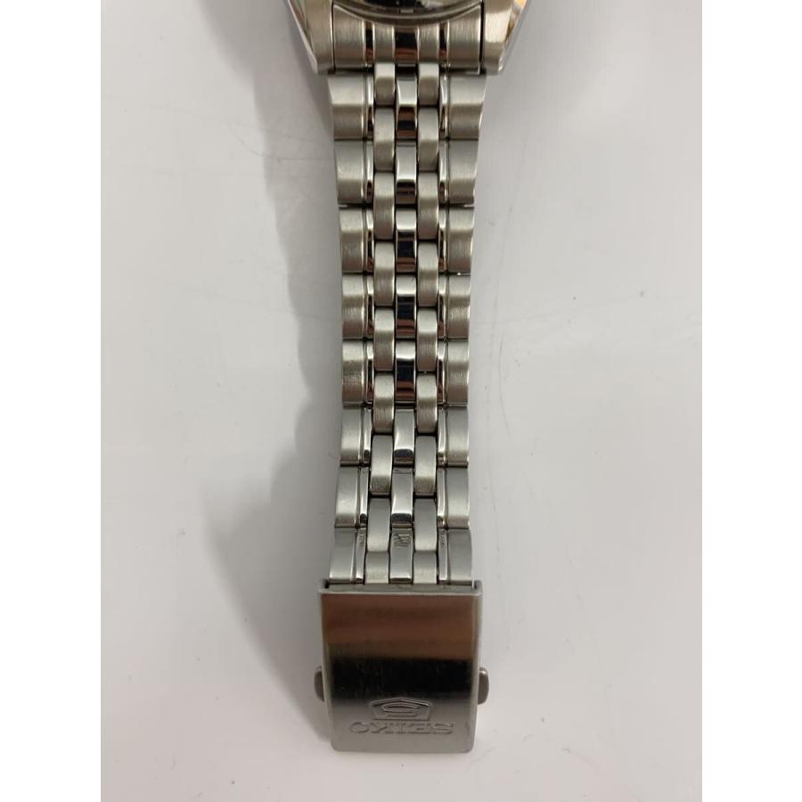 SEIKO◇5/自動巻腕時計/アナログ/--/BLK/SLV/SS/7S26-01V0/裏