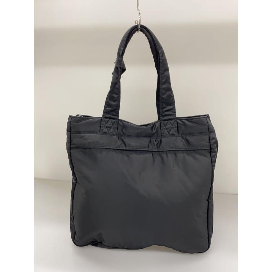 PORTER◇TANKER/2WAY TOTE BAG/ナイロン/BLK/無地/622-76673