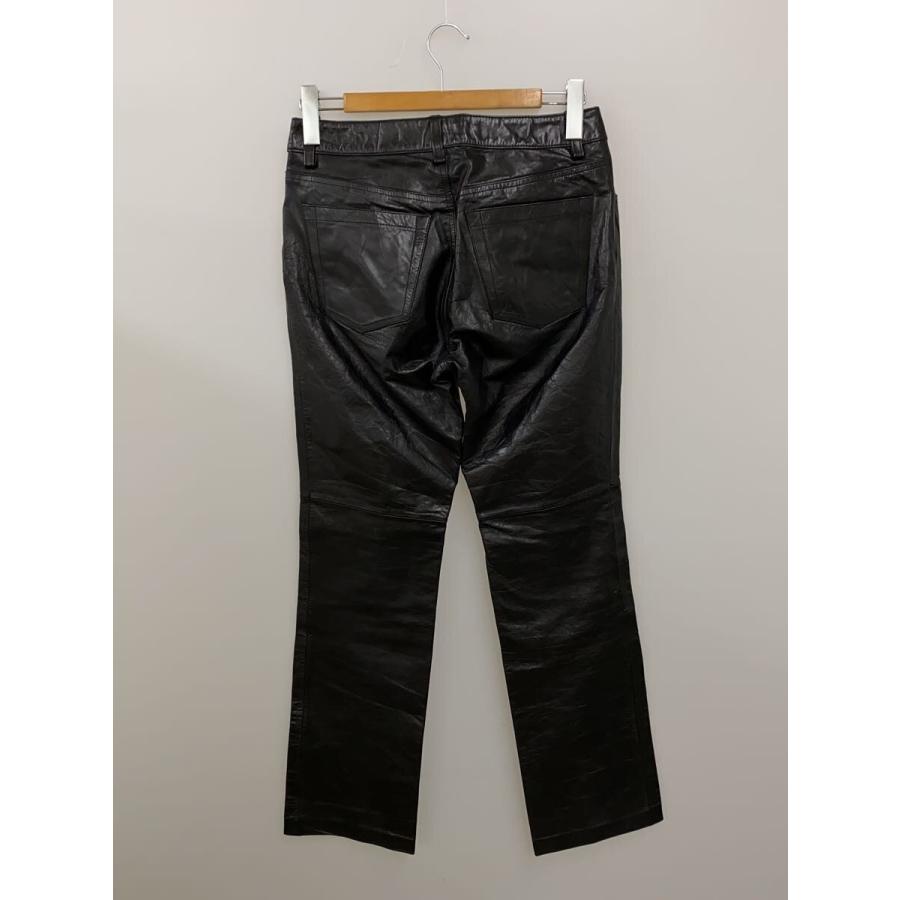 GAP◇00s/Y2K/6/ブーツカットパンツ/--/レザー/BLK/無地 : セカンド 