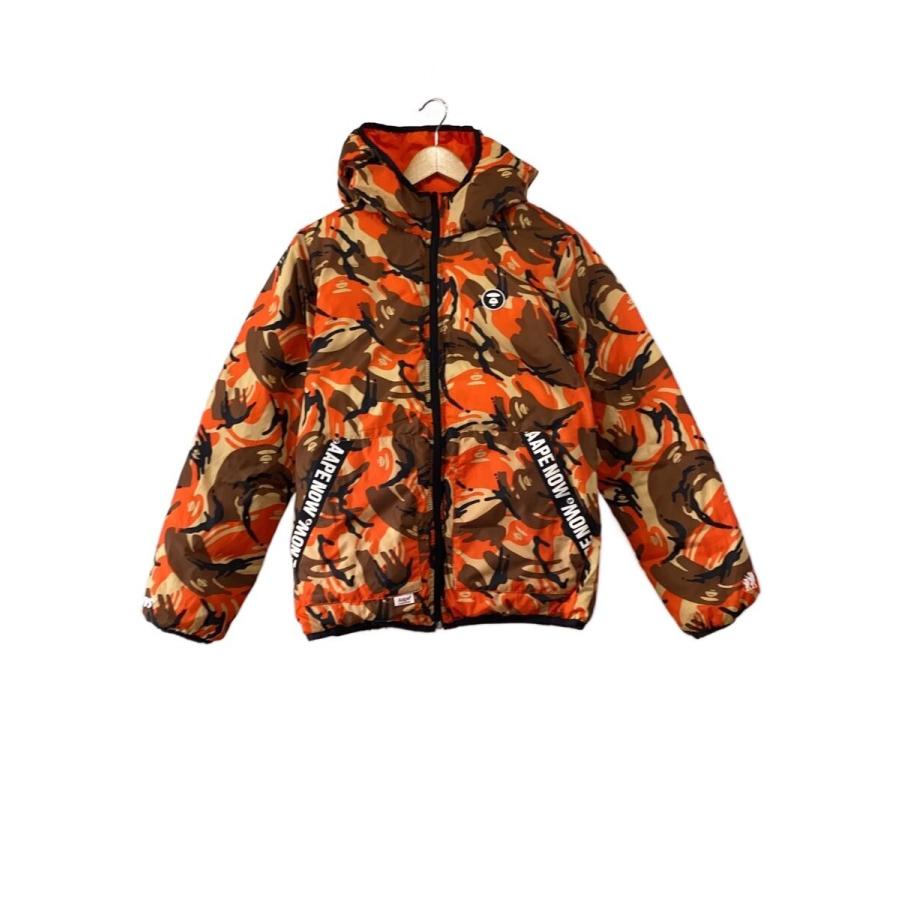 AAPE BY A BATHING APE◇ダウンジャケット/S/ポリエステル/ORN 