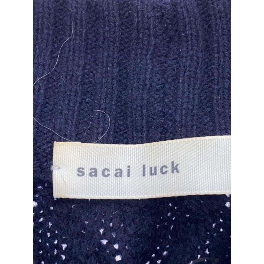 sacai luck◆セーター(厚手)/1/ウール/NVY/無地/13awlu593//｜ssol-shopping｜03