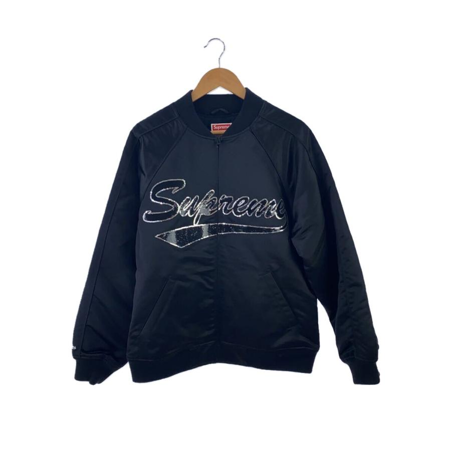 Supreme◇Supreme mitchell&ness Sequin Logo Varスタジャン/M 