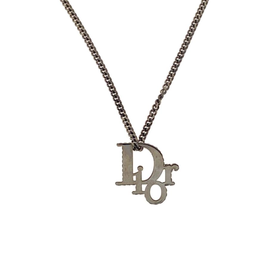 Christian Dior◇ネックレス/--/スワロフスキー/SLV/トップ有/メンズ