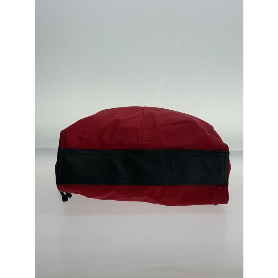 BURBERRY◇リバーシブル/巾着/ノバチェック/トートバッグ/ナイロン/RED