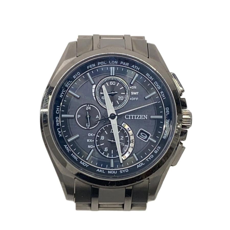 K*s様 【北5639】CITIZEN H804-T018696 稼働品 CITIZEN◇腕時計/アナログ/ステンレス/GRY/BLK/SS/H804-T018696
