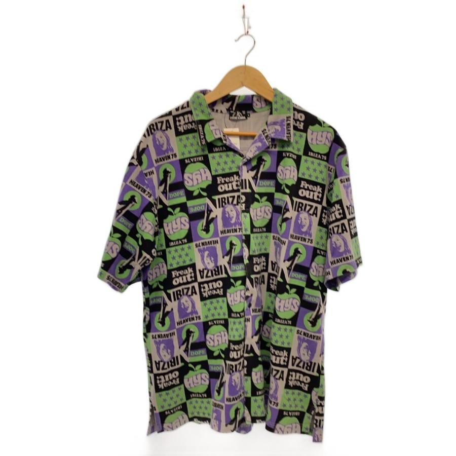 HYSTERIC GLAMOUR◇半袖シャツ/L/コットン/マルチカラー/総柄