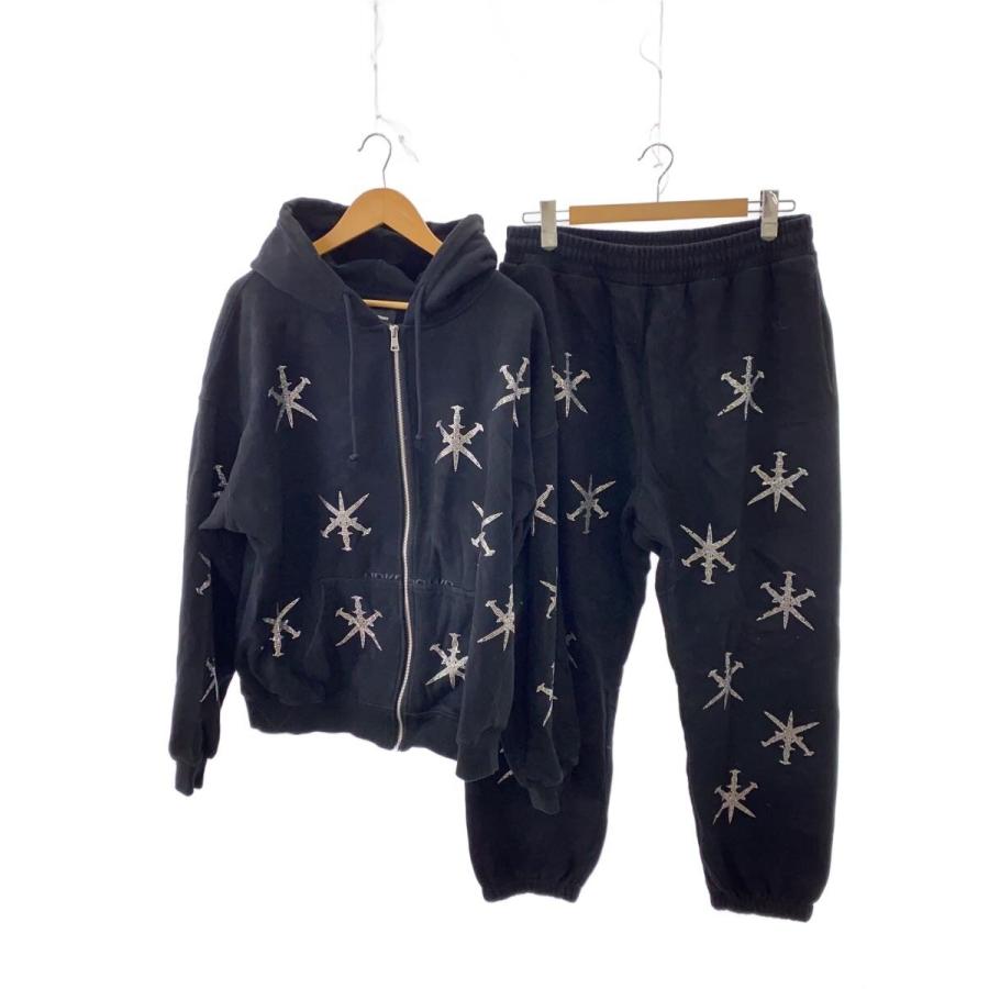 UNKNOWN◇セットアップ/XL/コットン/BLK/DK-ZH6-UK : セカンド