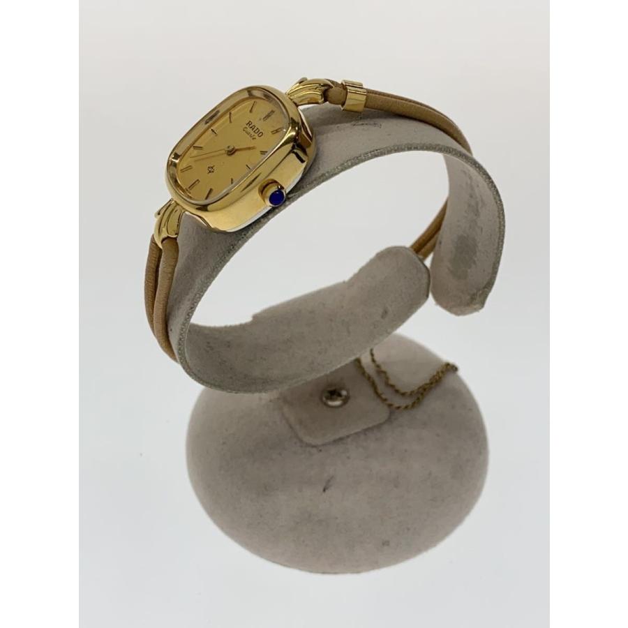 RADO◇クォーツ腕時計/アナログ/--/GLD/社外ベルト/700.9031.2 RADO 