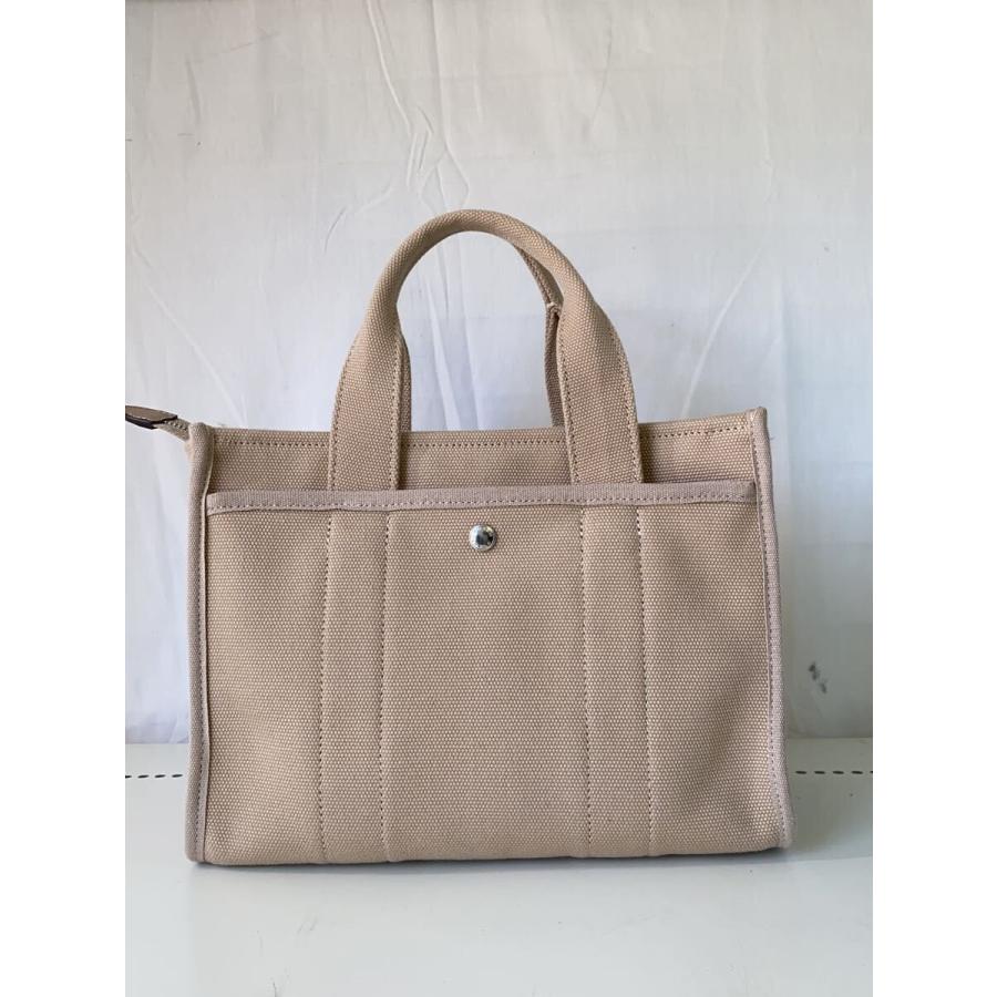COACH◇カーゴ・トート26/キャンバス/BEG/無地 : セカンドストリート