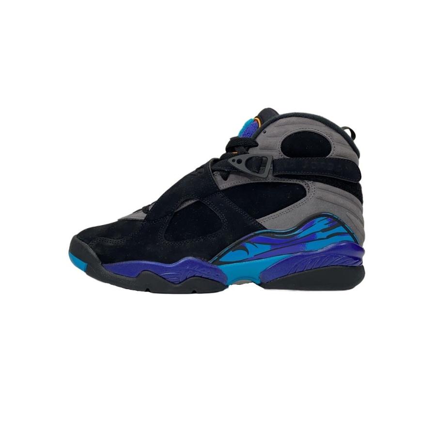 NIKE◇AIR JORDAN 8 RETRO/エアジョーダンレトロ/ブラック