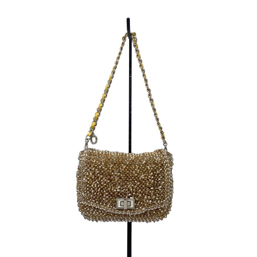 アンテプリマ ルッケット　ワイヤーバッグ　3way ANTEPRIMA◇ルッケット/ワイヤーバッグ/3WAY/GLD : セカンドストリート