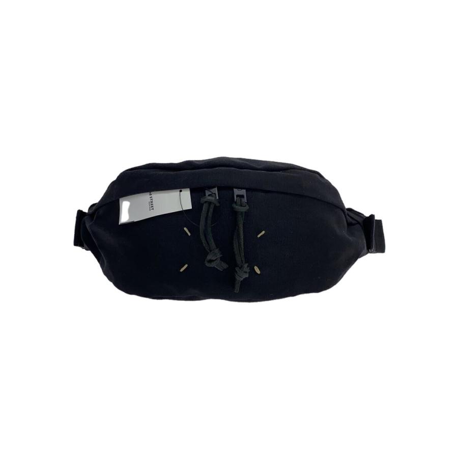 Maison Margiela◇ウエストバッグ/ブラック/無地/s55wb0010/FANNY PACK 