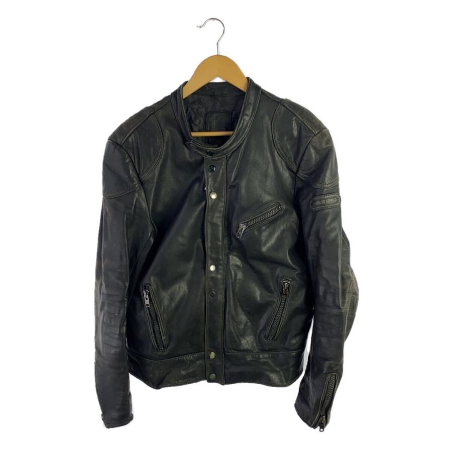 80's 90's vintage 本革 レザー バイカー ライダース シングル ECHTES LEDER◇90s-old/バイカーシングルライダースジャケット