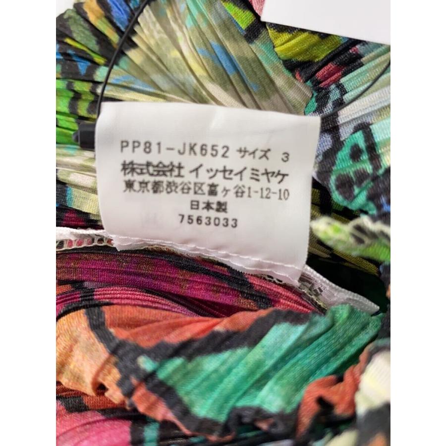 PLEATS PLEASE ISSEY MIYAKE◇カットソー/3/ポリエステル/マルチ